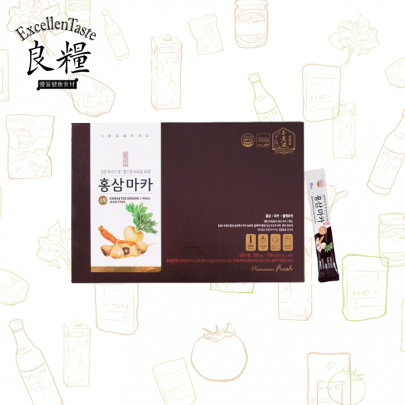 不老健高麗紅蔘黑瑪卡液30支(禮盒裝) Bulrogeon Korean Red Ginseng and Black Maca Juice Gift Set (30pcs)